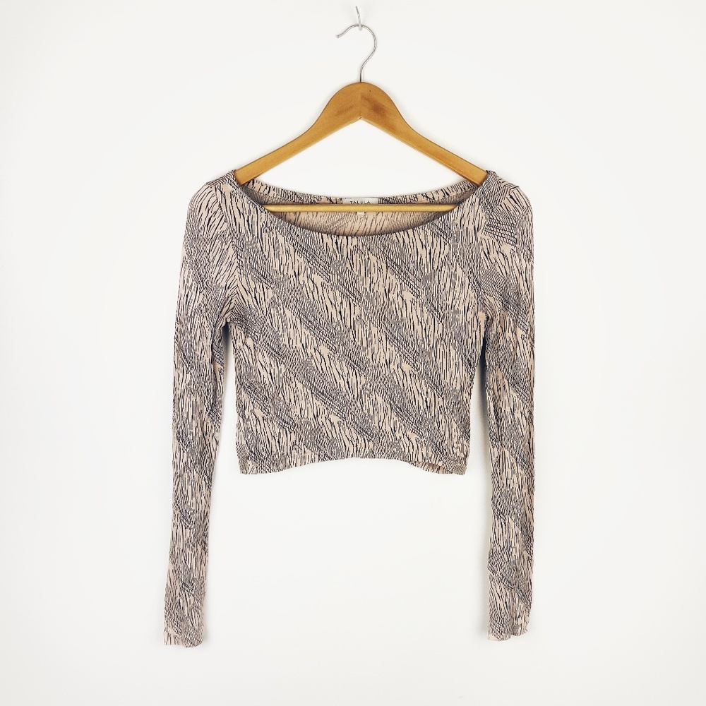 🐯2/$15🐯 TALULA Long Sleeve Crop Pink Peach XXS